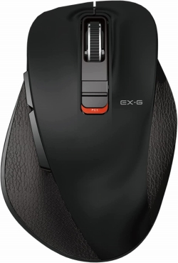 エレコム ワイヤレスマウス Bluetooth EX-G 握りの極み 静音設計 5ボタン M-XGM15BBS