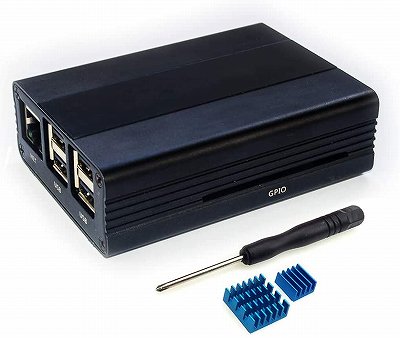 Raspberry Pi 3 Model B+ 専用アルミケース：VehiGo