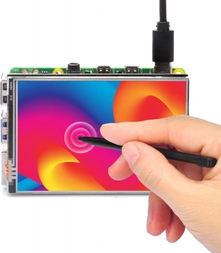 Raspberry Pi専用SPIモニター LCD タッチスクリーン 3.5インチ 4B/3B+/3B/2B/Zero/Zero W用