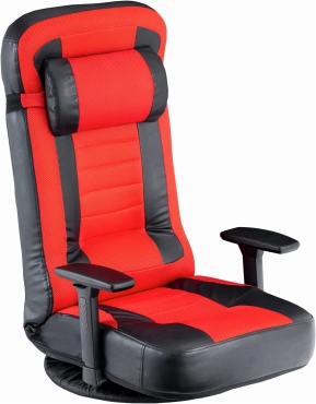 ゲーミング座椅子 CYBER-GROUND PVC / メッシュ
