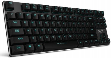 HAVIT HV-KB390L 薄型メカニカルキーボード 青軸 Kailh 87キー