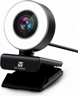 Vitade 960A LEDライト付きウェブカメラ