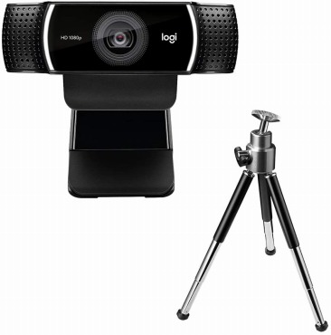ロジクール ウェブカメラ C922n ブラック フルHD 自動フォーカス ステレオマイク 撮影用三脚付属
