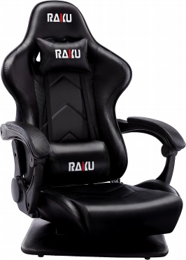 RAKU ゲーミング座椅子 腰のマッサージ付き