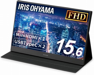 アイリスオーヤマ モバイルモニター 15.6インチ ILD-A1616MS-B