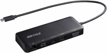 BUFFALO(バッファロー) USB Type-C接続 5-in-1 ドッキングステーション LUD-U3-CGD 有線LAN HDMI VGA USB 3.2対応