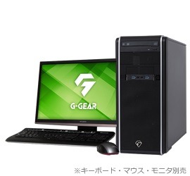 TSUKUMO G-GEAR GA7J-H214/ZB ゲーミング デスクトップパソコン 第12世代Core i7
