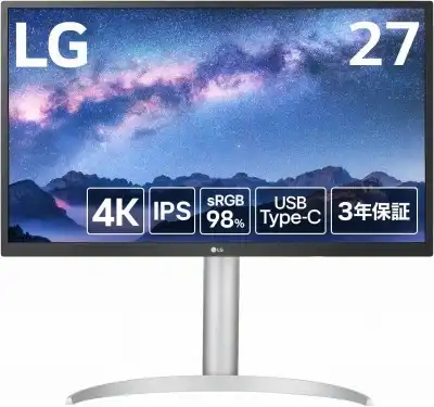 LG 4Kモニター 27UP550N-W 27インチ/HDR