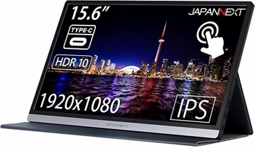 JAPANNEXT JN-MD-IPS1563FHDR-T 15.6型 タッチ対応モバイルモニター USB Type-C miniHDMI