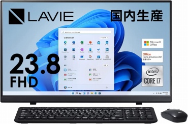 NEC 一体型 デスクトップパソコン LAVIE Direct A23 23.8インチ Office付き