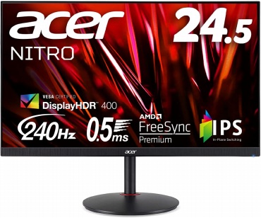 Acer ゲーミングモニター Nitro 24.5インチ ワイド 縦置き対応 XV252QZbmiiprx