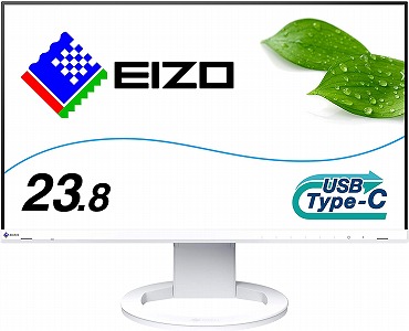 EIZO FlexScan EV2480-ZWT 23.8インチ ホワイト