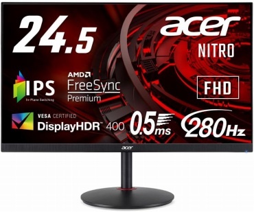 Acer Nitro ゲーミングモニター 24.5インチ 240Hz / 280Hz