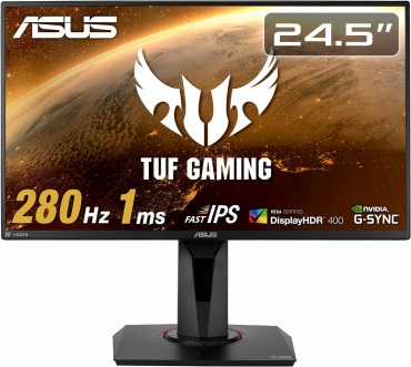ASUS TUF Gaming VG259QM / プロも使うゲーミングモニター