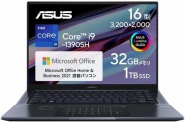 ASUS ノートパソコン Zenbook Pro 16X OLED UX7602BZ Office搭載